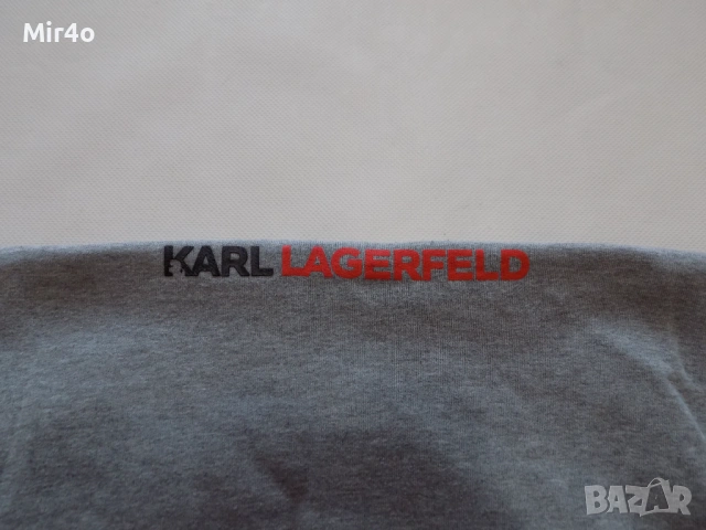 блуза karl lagerfeld тениска фанела худи пуловер горнище суичър мъжка оригинална M, снимка 3 - Спортни дрехи, екипи - 46900419
