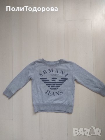 Детска блуза с дълъг ръкав ARMANI , снимка 2 - Бебешки блузки - 34566726