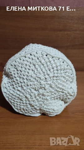 Чанта плетена на една кука памучни конци, снимка 4 - Чанти - 53013750