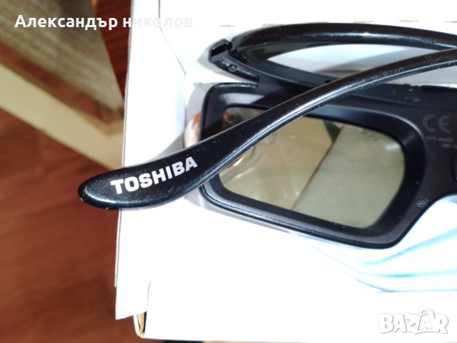 продавам 3d shutter glasses FPT -AG03 TOSHIBA, снимка 2 - Стойки, 3D очила, аксесоари - 44030974