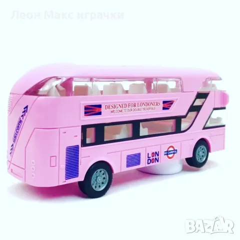 Двуетажен Автобус със светлини и звуци , снимка 5 - Коли, камиони, мотори, писти - 48349774