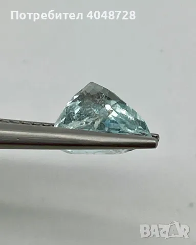 Естествен Аквамарин - 3.39ct., снимка 4 - Други - 47303267