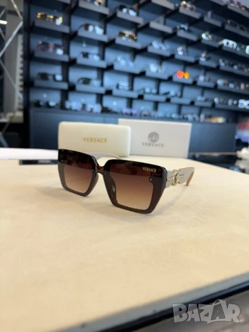 очила с черен обикновен калъф prada versace , снимка 4 - Слънчеви и диоптрични очила - 50595457