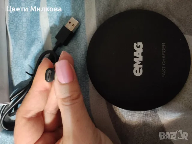 V-TAC Безжично зарядно за телефон, с бързо зареждане, снимка 3 - Оригинални зарядни - 48473238