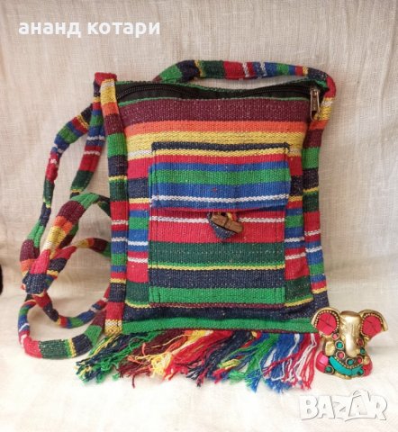 Малки чанти тъкани с ресни- 1 - 9 , снимка 8 - Чанти - 38377671