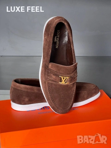 Louis Vuitton ⚜️ Мокасини⚜️ Естествена Кожа , снимка 11 - Мокасини - 53599439