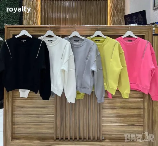 Топли памучни ватирани блузи