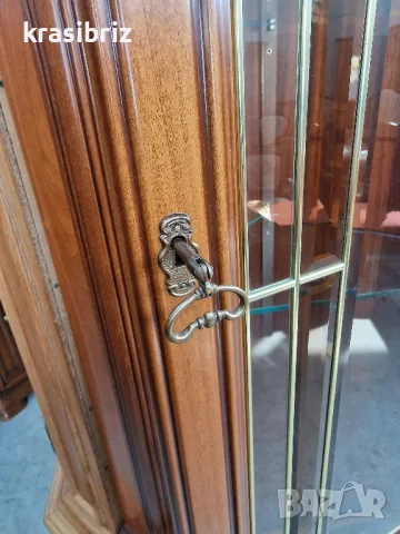 Масивна Ъглова Витрина- внос от Германия! , снимка 8 - Секции и витрини - 48977788