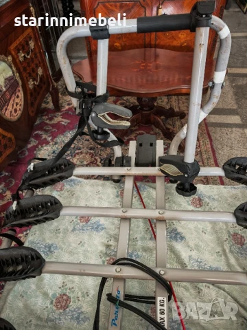 Италиански багажник за 4 велосипеда за теглич , снимка 6 - Аксесоари и консумативи - 51287600