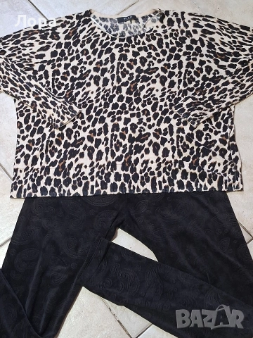 Дамски сет клин и блуза 