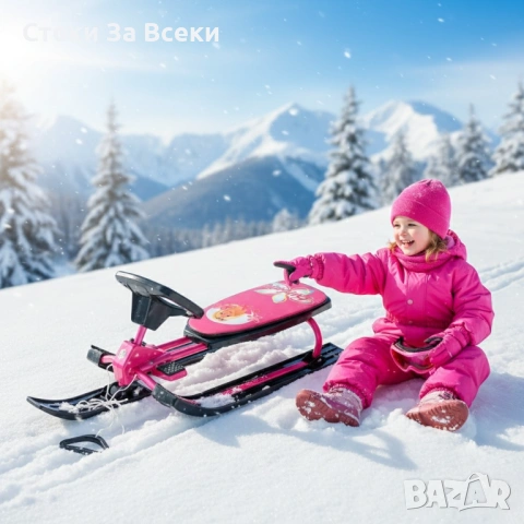 Зимна шейна Mustang с кормило и метална спирачка