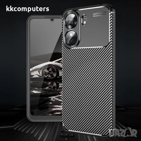 Xiaomi Redmi 13C / Poco C65 4G Удароустойчив Carbon Fiber Калъф и Протектор, снимка 2 - Калъфи, кейсове - 52606957