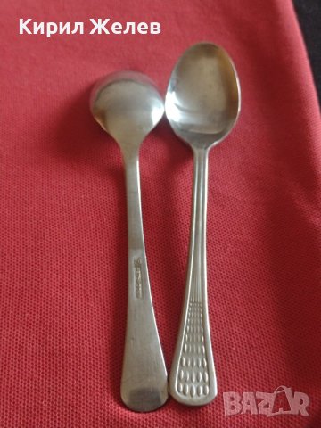 Две стари лъжички от соца неръждавейка за кафе чай 42088, снимка 6 - Други ценни предмети - 43845732