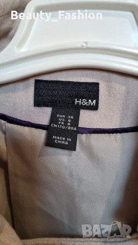 Сиво палто / тренчкот H&M, снимка 4 - Палта, манта - 34880830