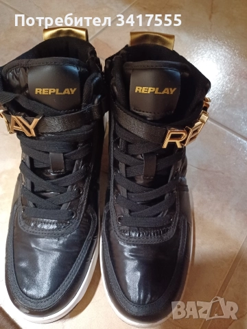 Дамски боти/кецове Replay, снимка 5 - Дамски боти - 52726698