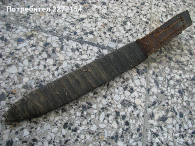Стар овчарски нож с кания, снимка 6 - Антикварни и старинни предмети - 28460968