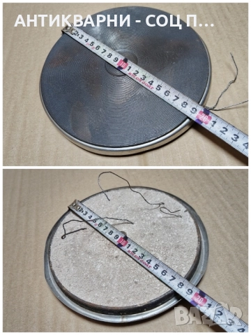 Соц НОВА Плоча За Котлон, Готварска Печка. , снимка 4 - Антикварни и старинни предмети - 52393925