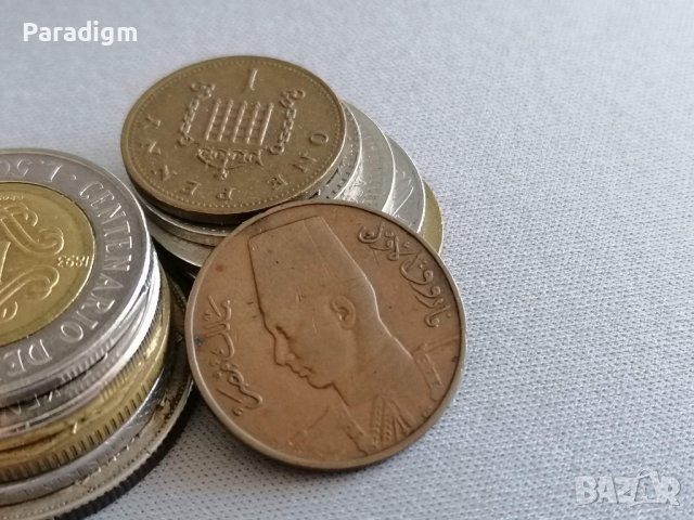 Mонета - Египет - 1 милем | 1938г., снимка 2 - Нумизматика и бонистика - 39158735