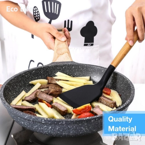 Комплект прибори за готвене, снимка 6 - Прибори за хранене, готвене и сервиране - 52504450