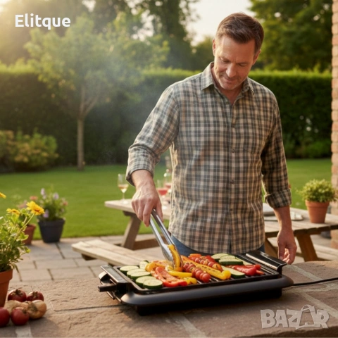 Електрическа скара Schäfer – бързо и чисто готвене у дома и навън, 1500W, снимка 5 - Друга електроника - 53256225