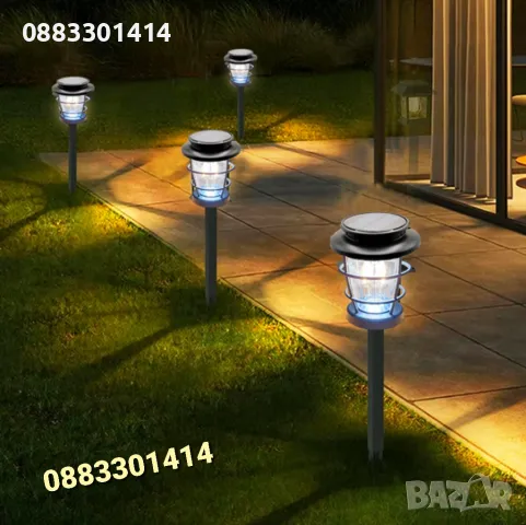Соларна сензорна лампа 8818