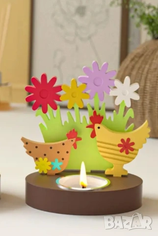 Молдове комплект 2 части за свещник Великден , снимка 4 - Форми - 53039896