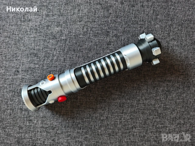 Светлинен меч на Obi Wan Kenobi Lightsaber StarWars Cosplay Comic Con, снимка 2 - Други - 50666793