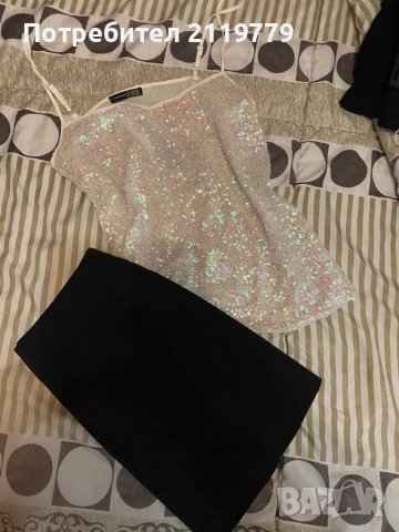 Дамски сет от пола и потник, снимка 4 - Поли - 43085656