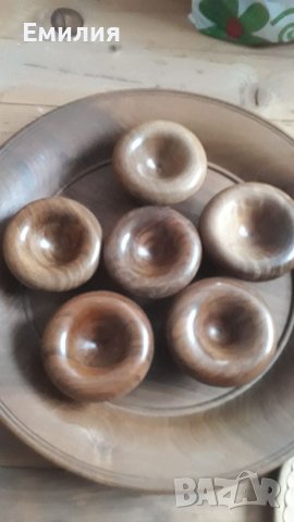 Ръчно правени дървени чинии и купи, снимка 7 - Други - 38277409