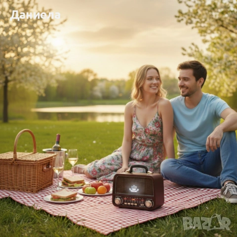 Винтидж радио MEIER MD-1308BT - ретро дизайн с модерни функции, снимка 5 - Други стоки за дома - 53354306