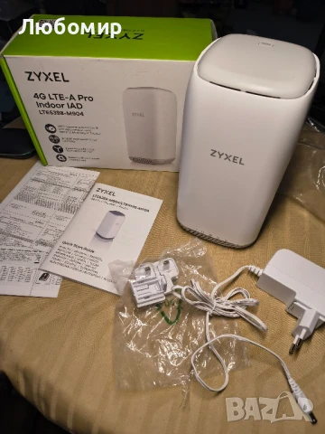 Zyxel 4G LTE-A вътрешен WiFi рутер | Двубандов WiFi рутер за споделяне с 64 устройства, снимка 4 - Рутери - 50557435