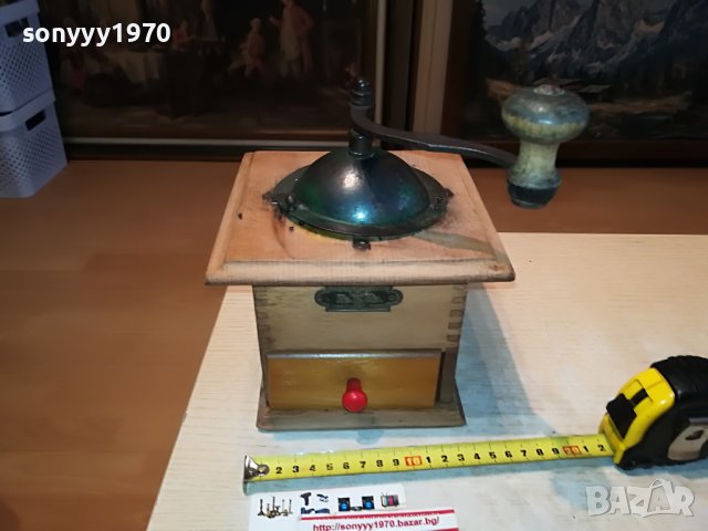 PE.DE.ГОЛЯМА РЕТРО МЕЛНИЦА ВНОС ГЕРМАНИЯ 2811221206, снимка 10 - Антикварни и старинни предмети - 38824576