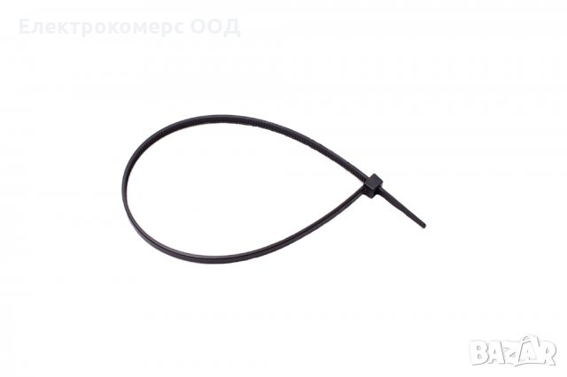 Комплект кабелни превръзки (свински опашки) GPH черни/бели, снимка 1 - Железария - 28066739