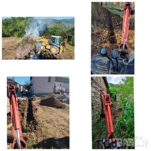 Услуги с Комбиниран и Мини багер ++ тристранен самосвал, снимка 4 - Други - 40001813