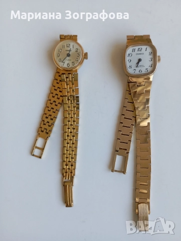 Стари будилници, Дамски - 2 бр., - J UWGHANS, - RUHLA, - "Чайка" 17 Рубина, позлатени, СССР 1960-70, снимка 12 - Антикварни и старинни предмети - 47394055