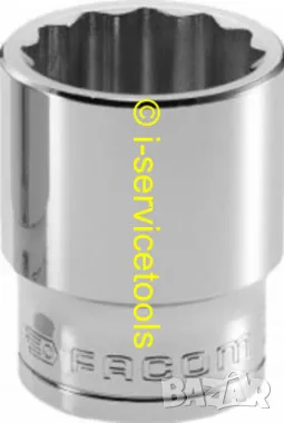 Оригинал FACOM Вложка Камък Ключ 8 10 12 13 17 22 мм ФАКОМ Инструменти Вложки Гедоре кв.1/2" БАРТЕР, снимка 6 - Други инструменти - 48255266