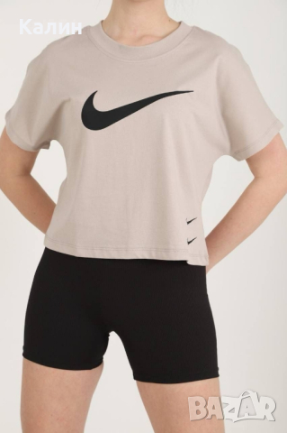 Дамски памучни тениски Nike - няколко цвята - два модела - 35 лв., снимка 2 - Тениски - 44895601