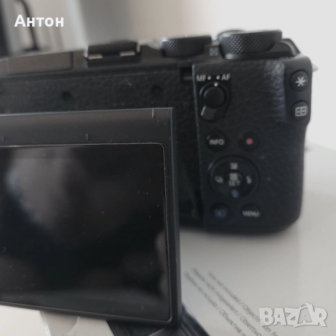 Canon m6 II + с обектив Canon 20mm f/2.0 + EF-m адаптер + клетка, снимка 2 - Фотоапарати - 52837236