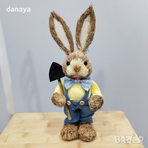 4401 Декоративен великденски заек за украса и декорация, 35 см, снимка 4 - Декорация за дома - 43957180