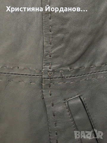 Рокля от естествена кожа , М, снимка 4 - Рокли - 52747780