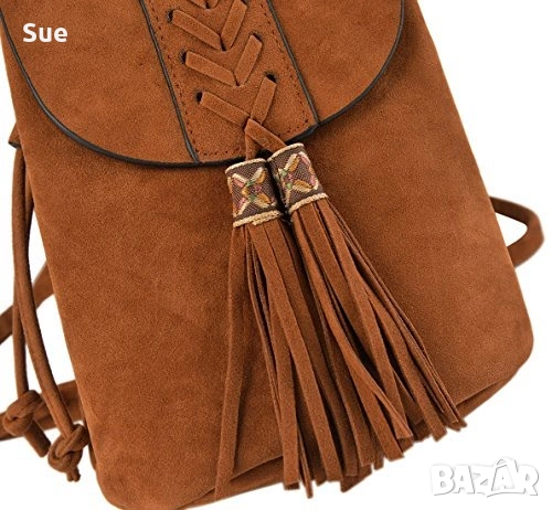 Vintage Дамска Кожена раничка , снимка 3 - Чанти - 51929454