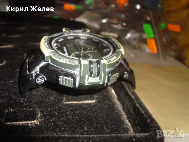 JAGA МАРКОВ ВОДОУСТОЙЧИВ КВАРЦ ЕЛЕКТРОНЕН ЧАСОВНИК ХРОНОГРАФ РЯДЪК МОДЕЛ 8058, снимка 9 - Мъжки - 32857404