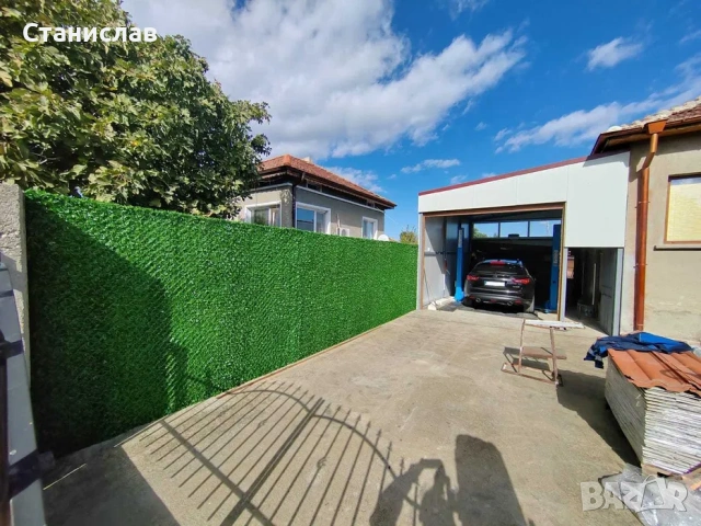 Декоративна мрежа с 95% плътност - имитация на жив плет с UV защита, снимка 2 - Огради и мрежи - 53322721