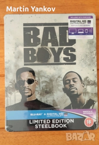 Bad Boys steelbook blu ray Лоши момчета стийлбук с български субтитри 