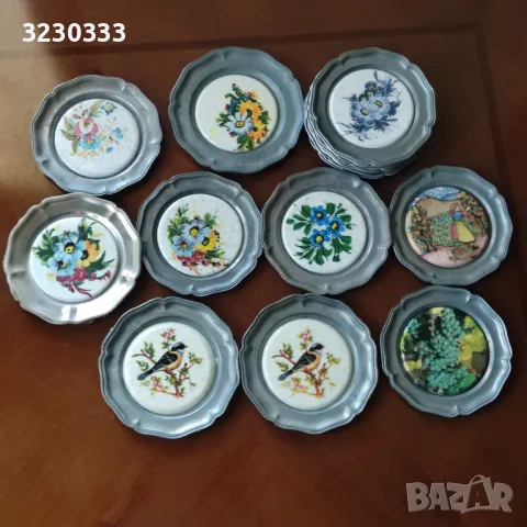 Чинийки за стена,подложки,калаени, снимка 2 - Електронни книги - 49683344