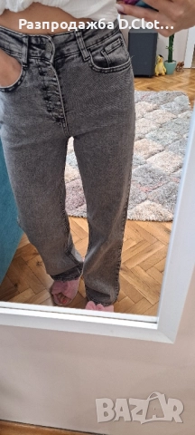 дънки широк крачол , снимка 4 - Дънки - 51687934