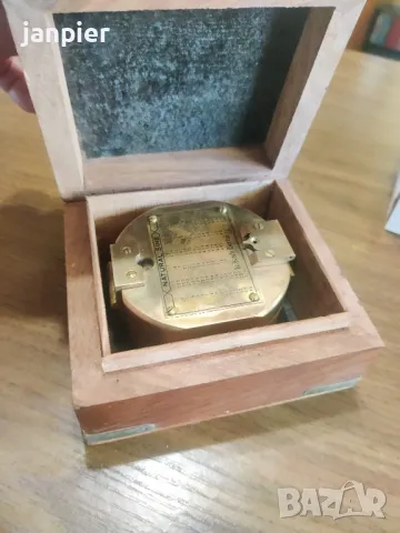 Старинен компас Natural Sine Berlin , снимка 5 - Антикварни и старинни предмети - 50177458