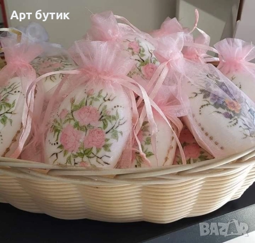 Сапунчета с декупаж за подарък на гости на Св. Кръщение, снимка 3 - Декорация - 52608855