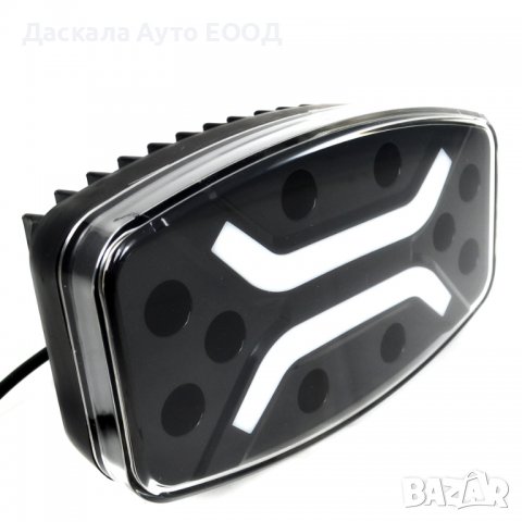 Овален Комбо Халоген дневна бяла/жълта NEON светлина 10 диода , 12-24V, снимка 3 - Аксесоари и консумативи - 40179742