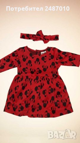 Детска рокля Мини Маус, снимка 1 - Бебешки рокли - 28699496